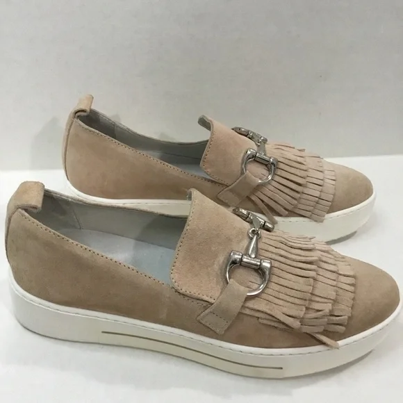 Louisa Suede Loafers/Flats  With Silver Buckle - Picture 6 of 12